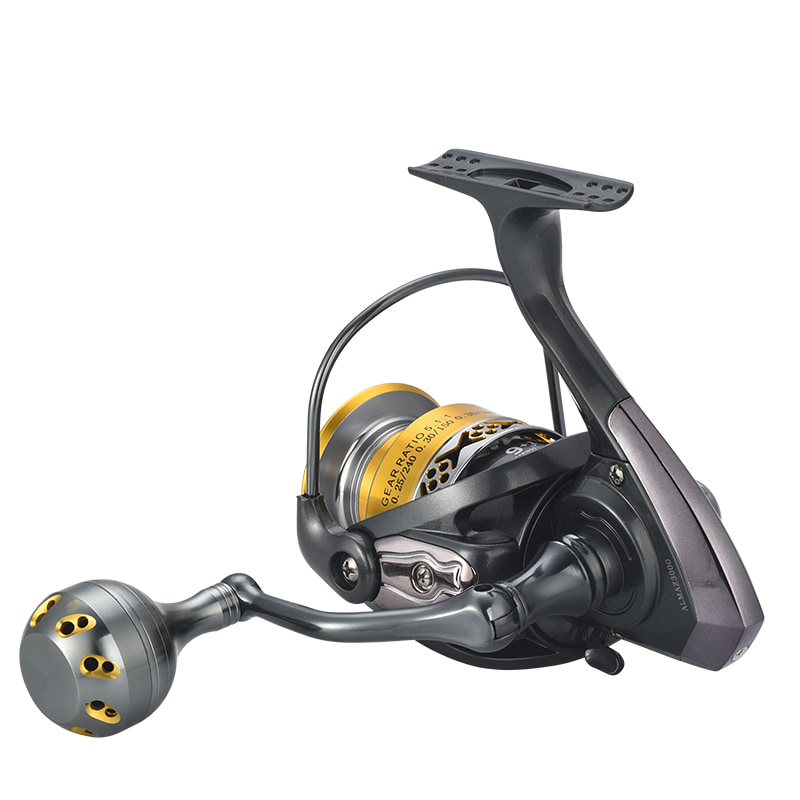 9 + 1 Rolamento Power Handle Carretel de alumínio Spining Fish Reel