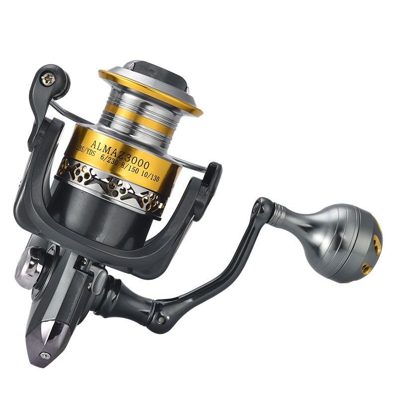 9 + 1 Rolamento Power Handle Carretel de alumínio Spining Fish Reel