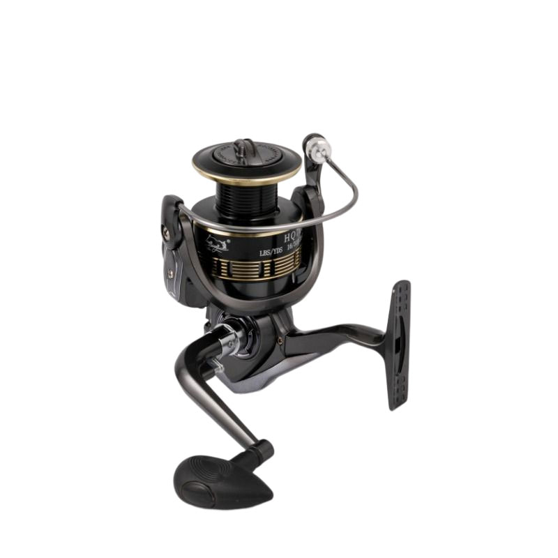 Carretel de metal HQ1000-6000 5 + 1BB para isca de água salgada, carretel de pesca giratório