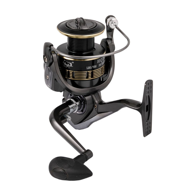 Carretel de metal HQ1000-6000 5 + 1BB para isca de água salgada, carretel de pesca giratório