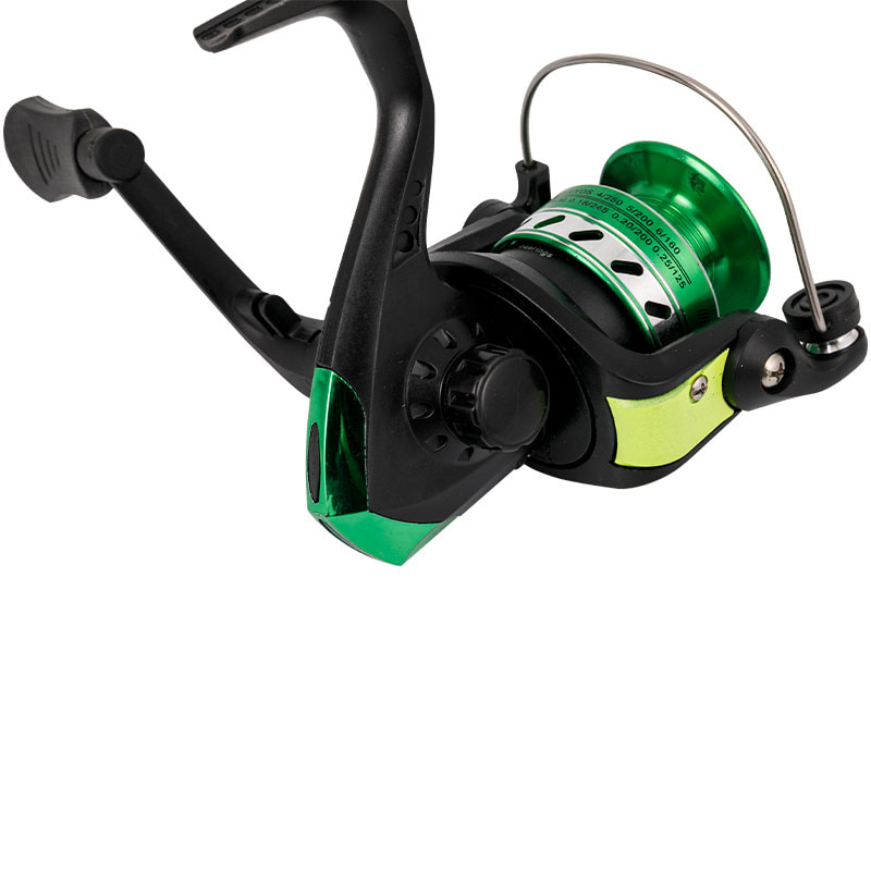 Mini carretéis de roda de pesca no gelo em alto mar