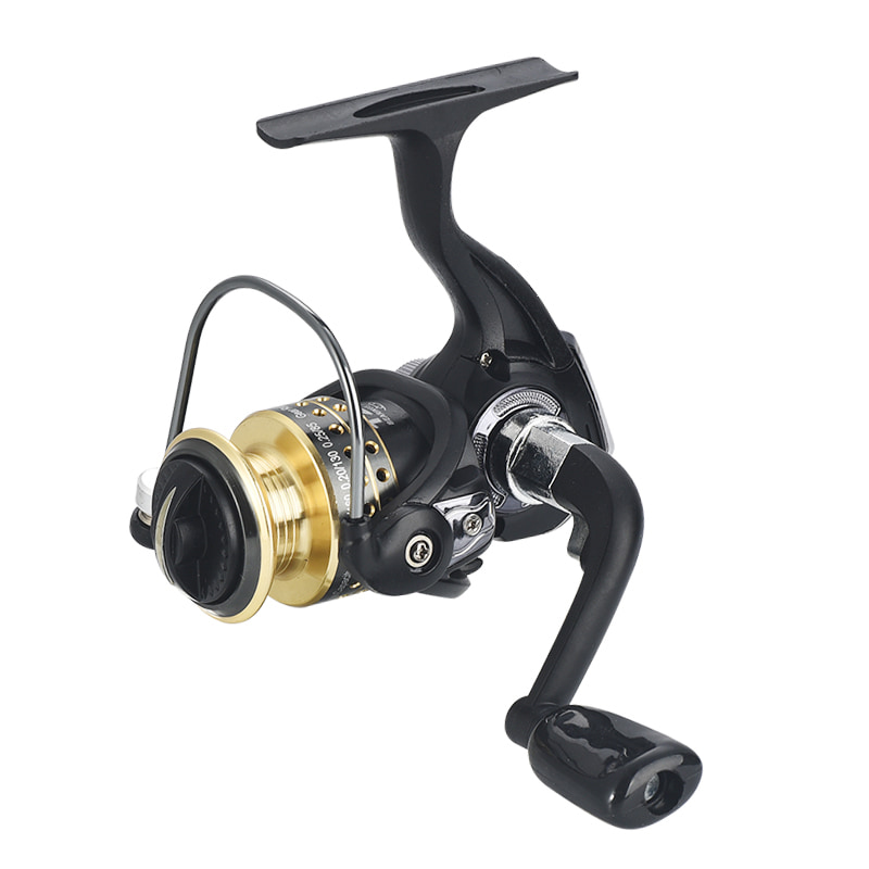 Mini carretéis de pesca no gelo para fundição de isca de metal 9 + 1BB