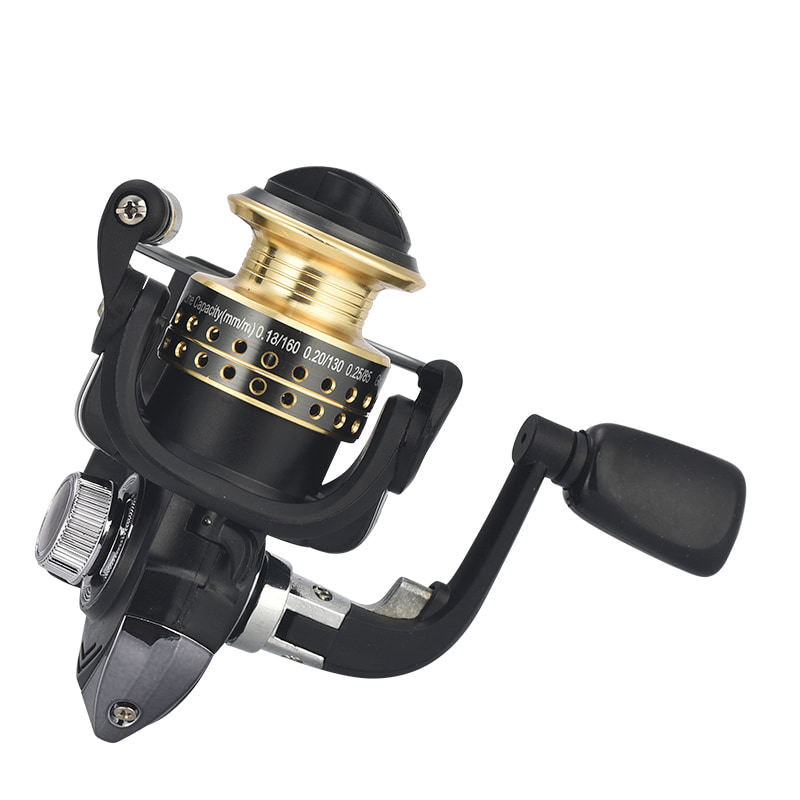 Mini carretéis de pesca no gelo para fundição de isca de metal 9 + 1BB