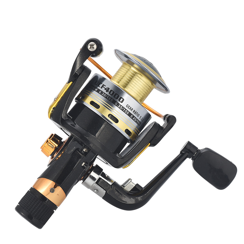 carretel de metal, freio traseiro, carretel de pesca