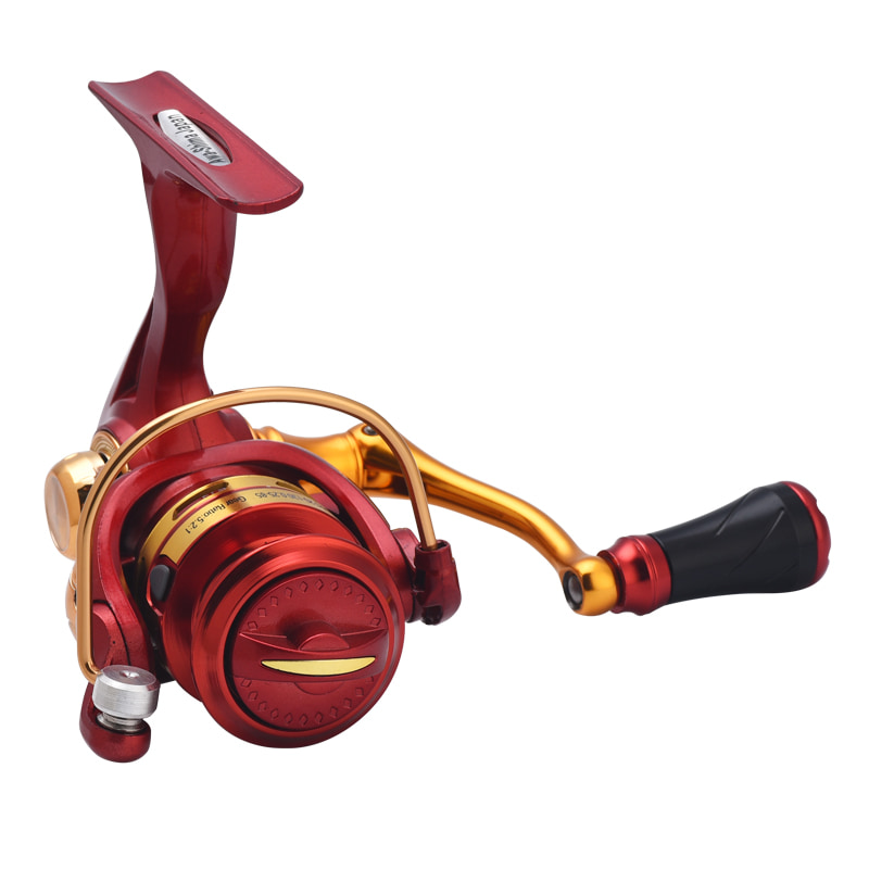 Carretel de fundição de isca de metal completo cnc, carretel de pesca em água salgada profunda, roda de pesca no gelo, mini carretilhas giratórias
