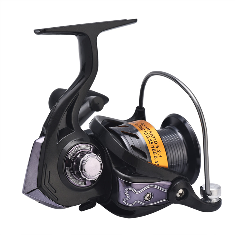 Carretel de metal de alta qualidade 5.1:1, linha de peixe, carretel giratório, isca de água salgada, carretel de fundição, engrenagem de pesca, carretel de pesca