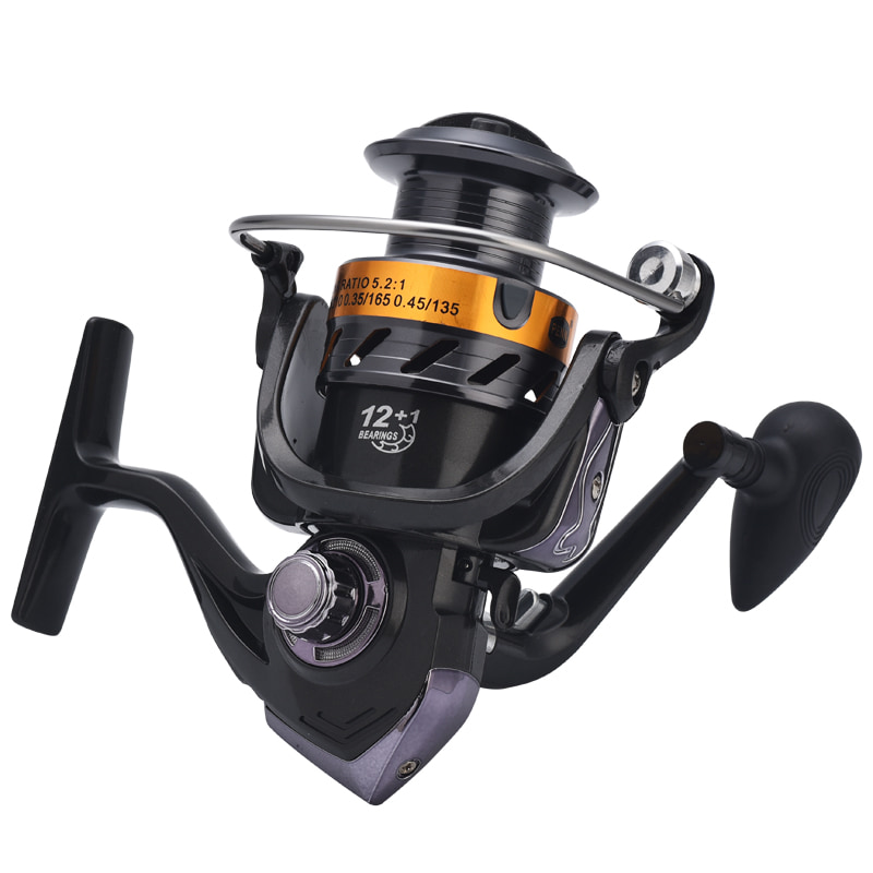 Carretel de metal de alta qualidade 5.1:1, linha de peixe, carretel giratório, isca de água salgada, carretel de fundição, engrenagem de pesca, carretel de pesca