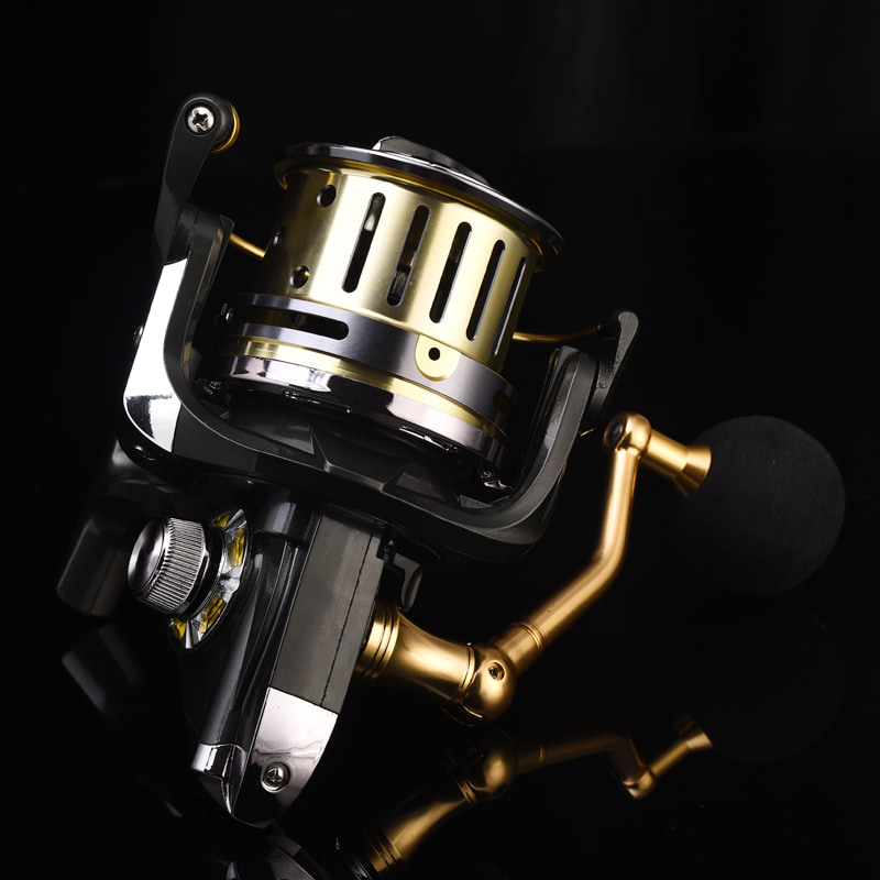 Metal vários boa qualidade nova chegada mais recente design de alta velocidade molinete de pesca carretel de peixe