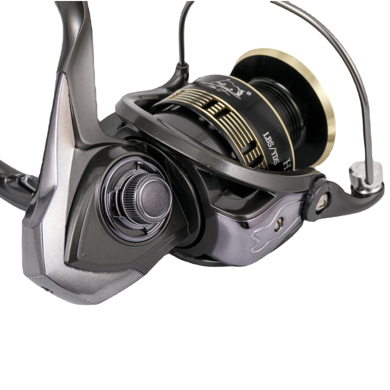 Carretel de metal HQ1000-6000 5 + 1BB para isca de água salgada, carretel de pesca giratório